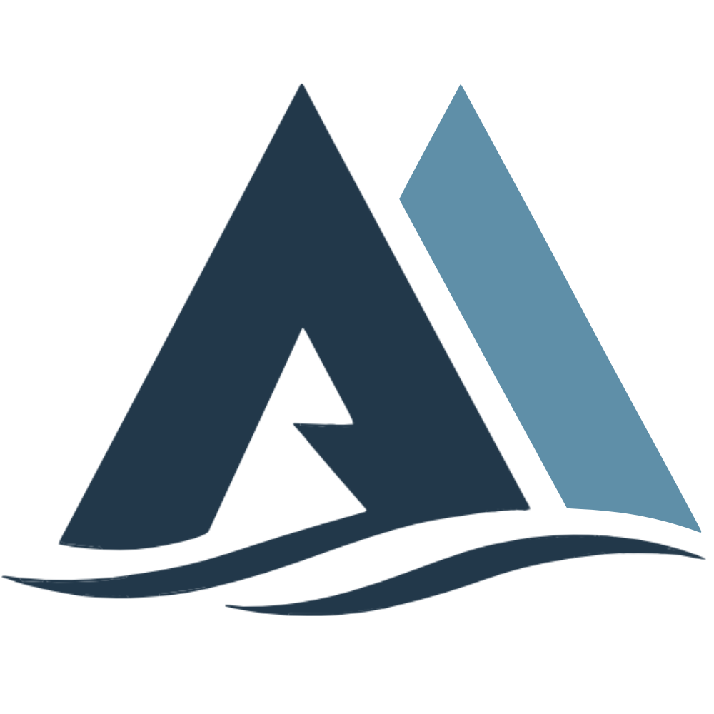 Appalachian Aerial division mark, in sky blue.