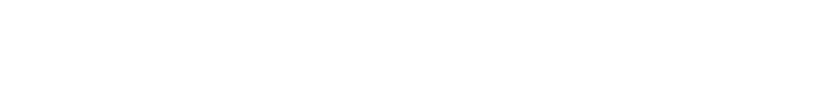 The logo reversed to solid white on Spruce.