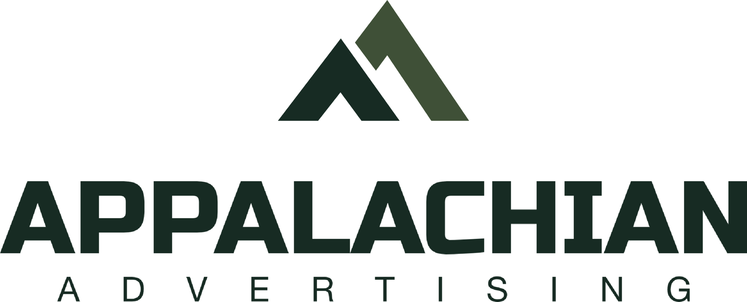 Lockup C, emblem centred above the two-line wordmark.